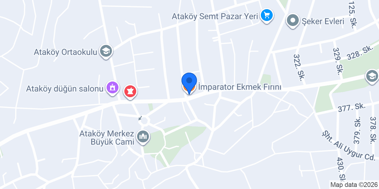 İmparator Ekmek Fırını konumu