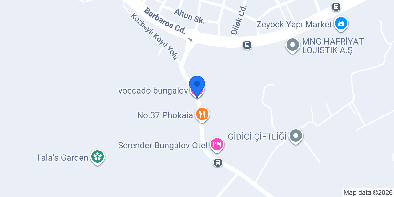 voccado bungalov konumu