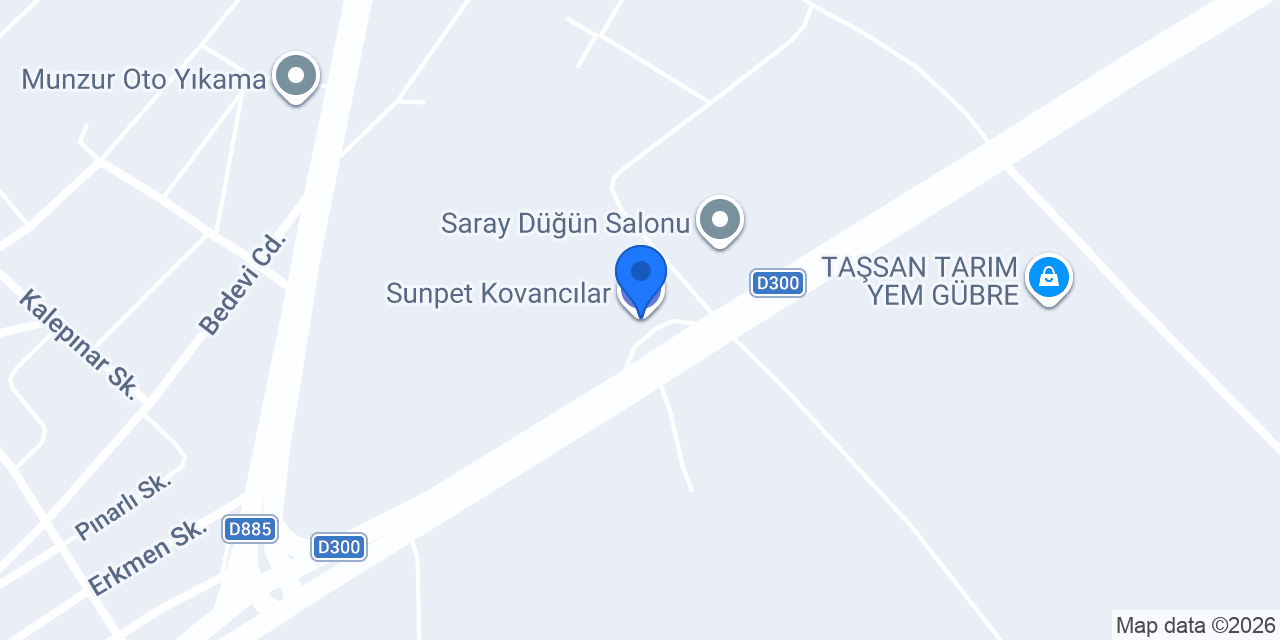 Sunpet Kovancılar konumu
