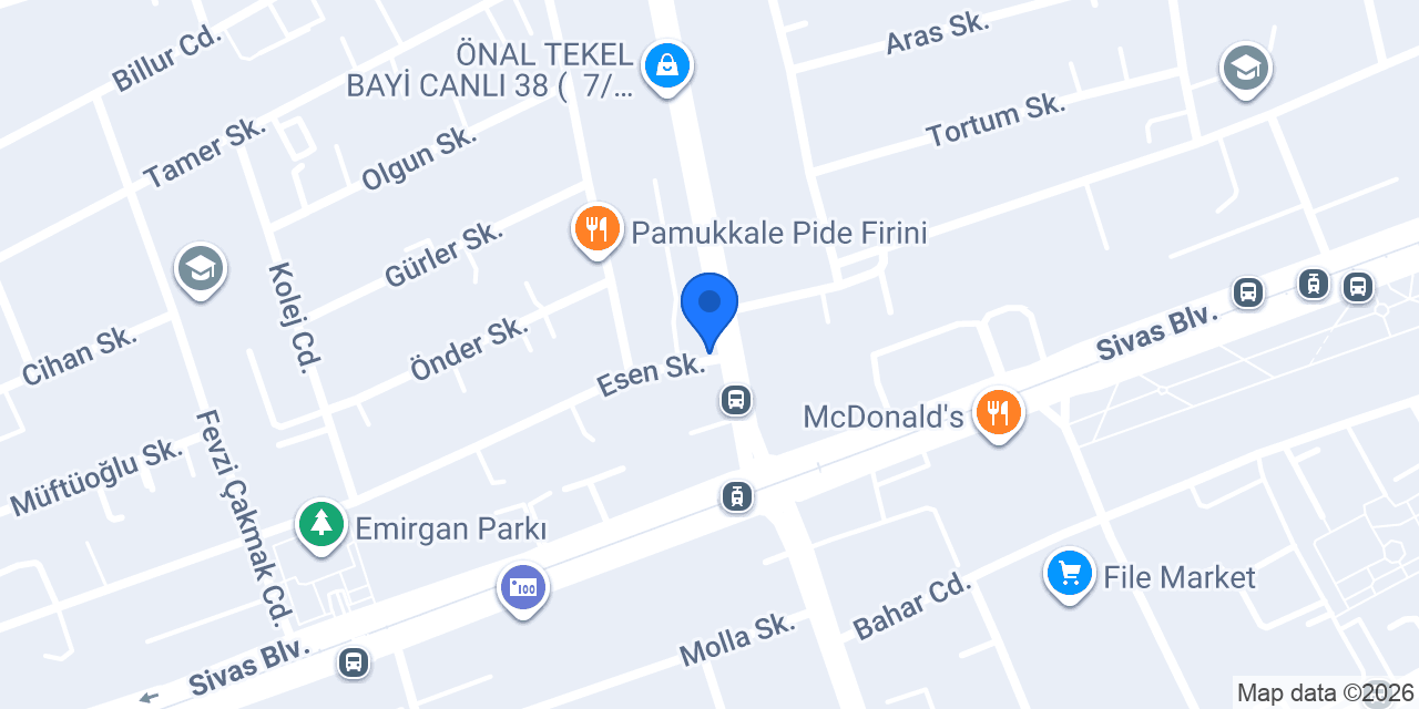 Fuzuli Akça Taksi konumu