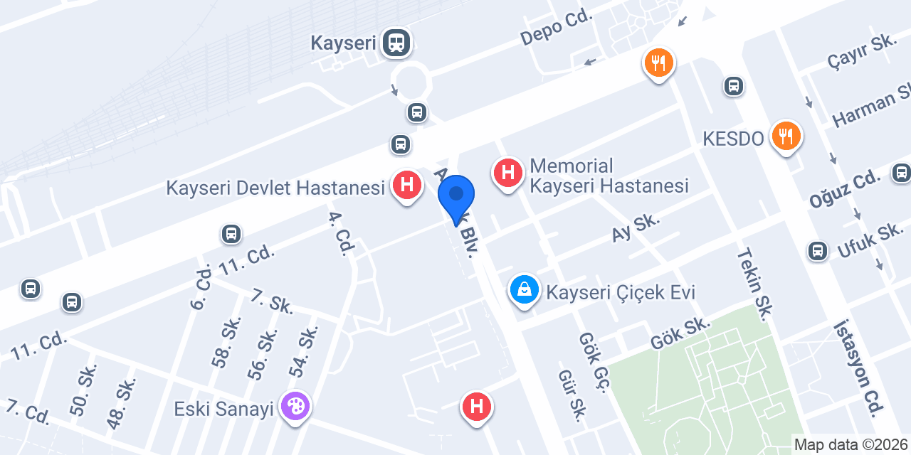 Devlet Hastanesi Taksi konumu