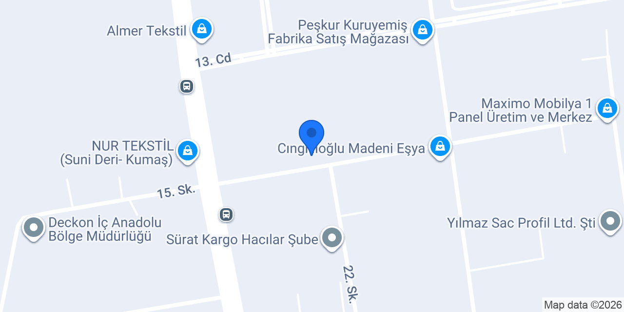 Civan Kauçuk konumu