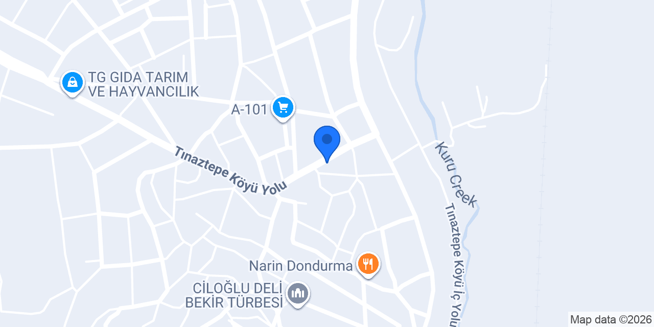 Tınaztepe Belediyesi konumu