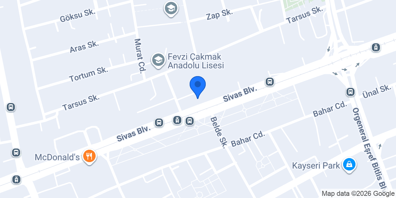SRÇ Kuaför Kayseri konumu
