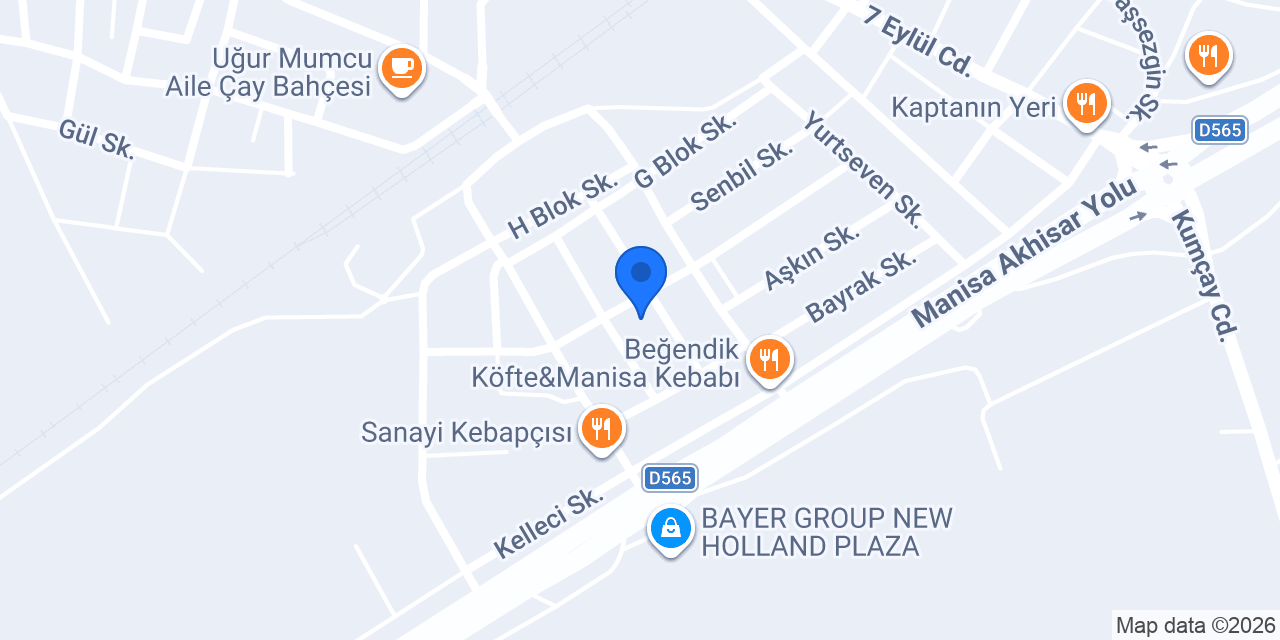 Sanayi Lokantasi konumu