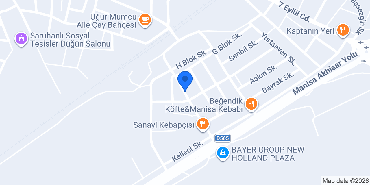 SARUHANLI ALAT TRAKTÖR YEDEK PARÇA konumu