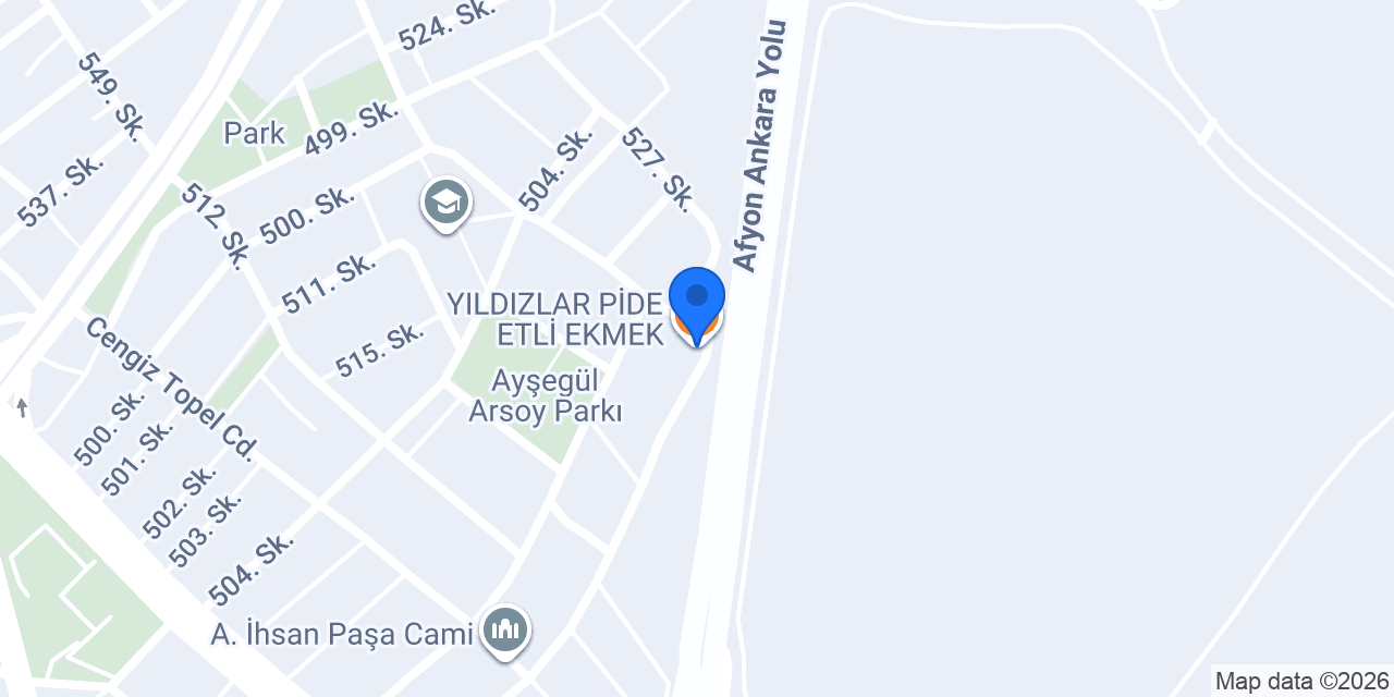 YILDIZLAR PİDE ETLİ EKMEK konumu