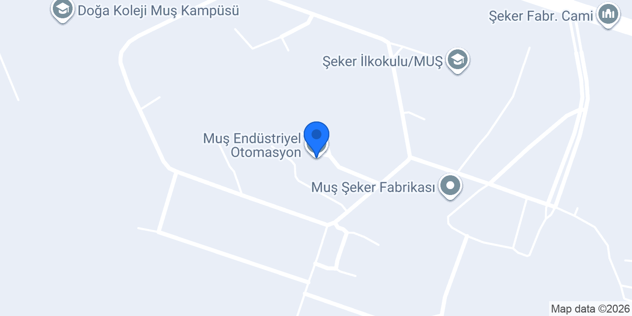 Muş Endüstriyel Otomasyon konumu