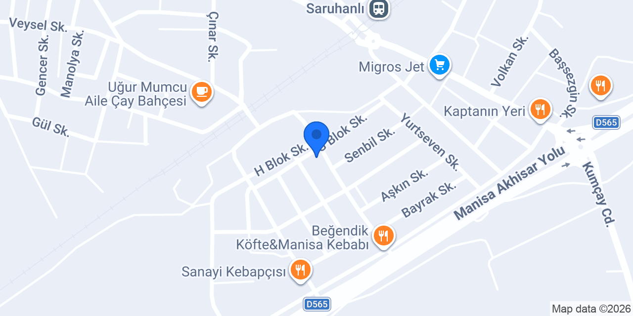 SARUHANLI TARIM TİCARET TRAKTÖR YEDEK PARÇA VE SERVİS konumu