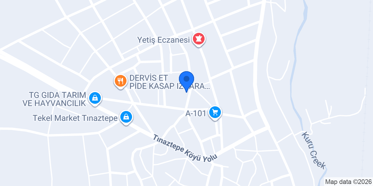 Dereli pide ve kasap konumu