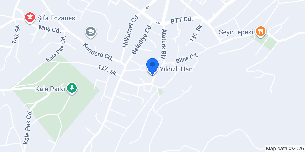 Yıldızlı Han konumu