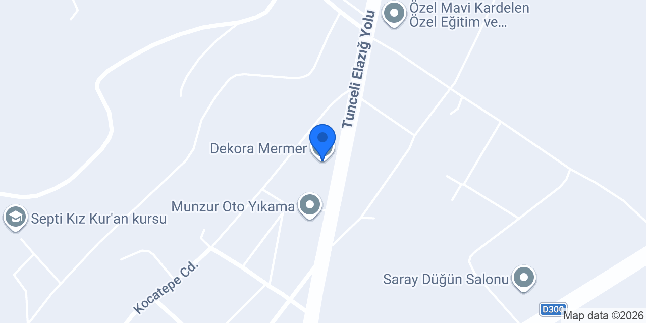 Dekora Mermer konumu