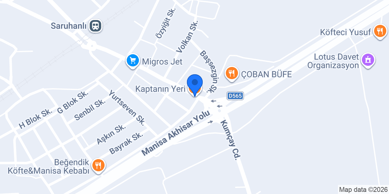 Kaptanın Yeri konumu
