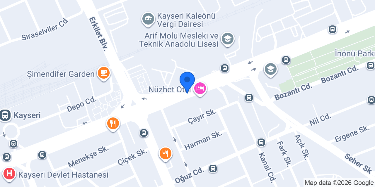 Kıraçlar AUTO konumu