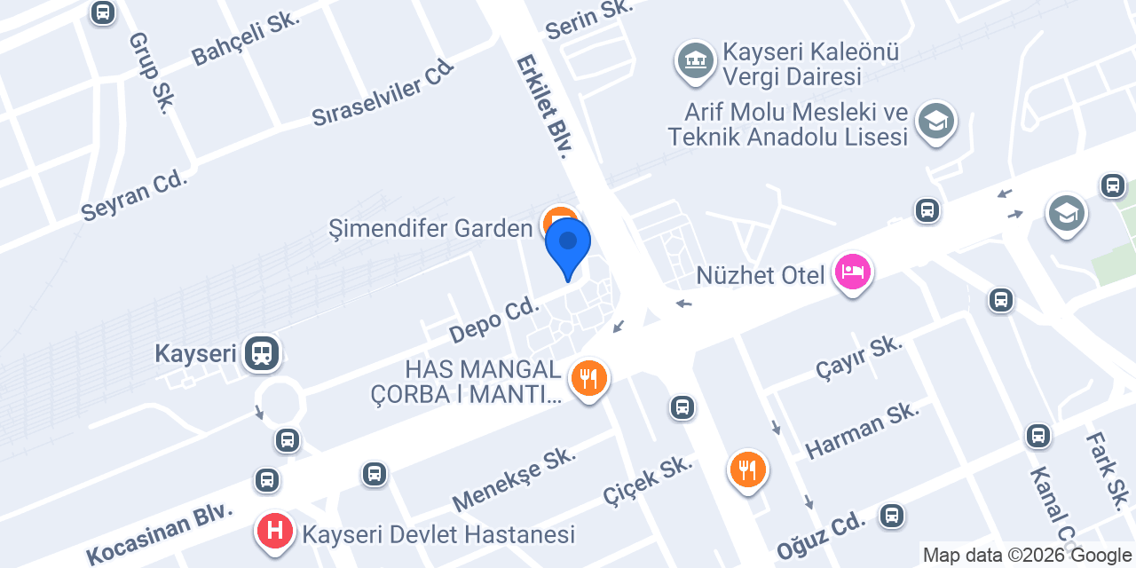 Şimendifer Cafe konumu