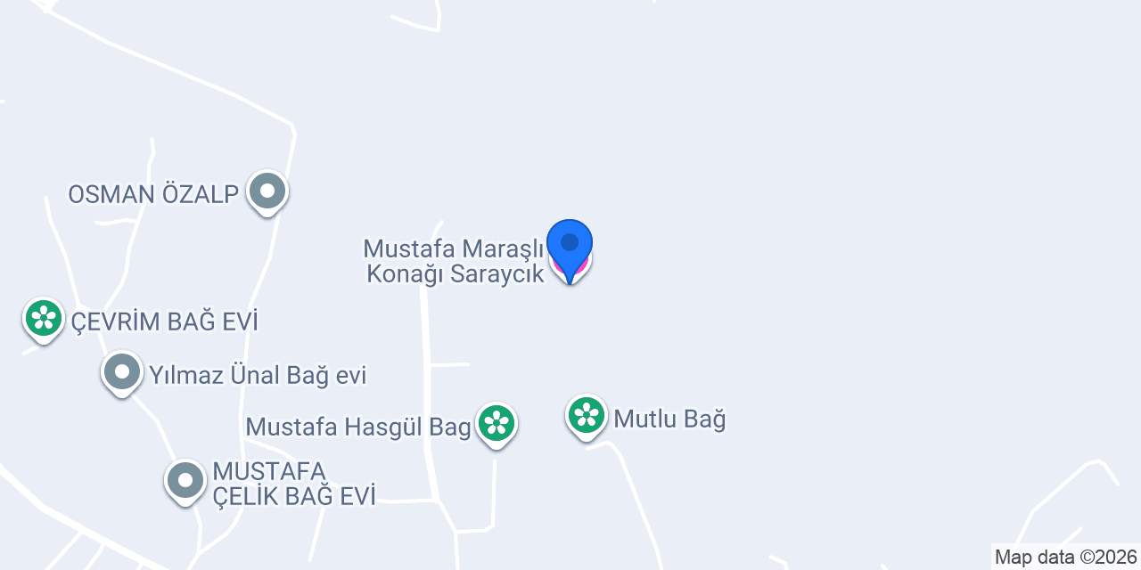 Mustafa Maraşlı Konağı Saraycık konumu