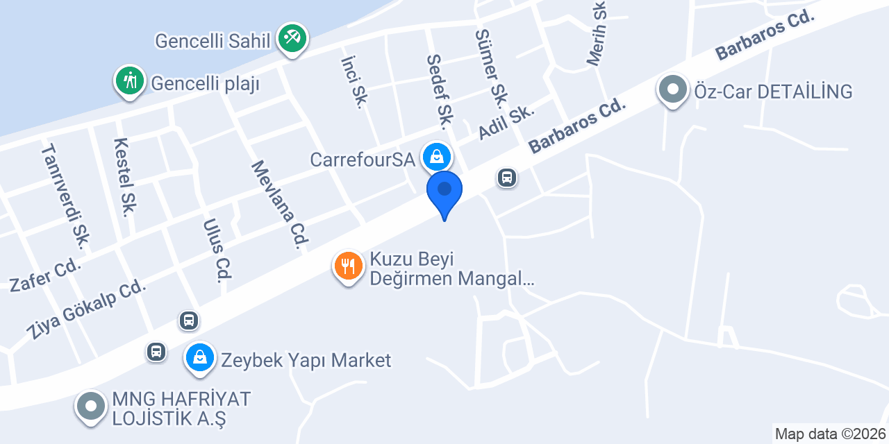 Detay Bahçe Mobilyaları konumu