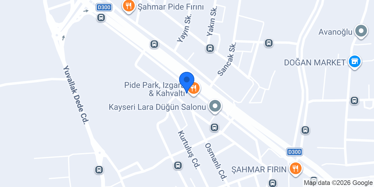 Park Döner konumu
