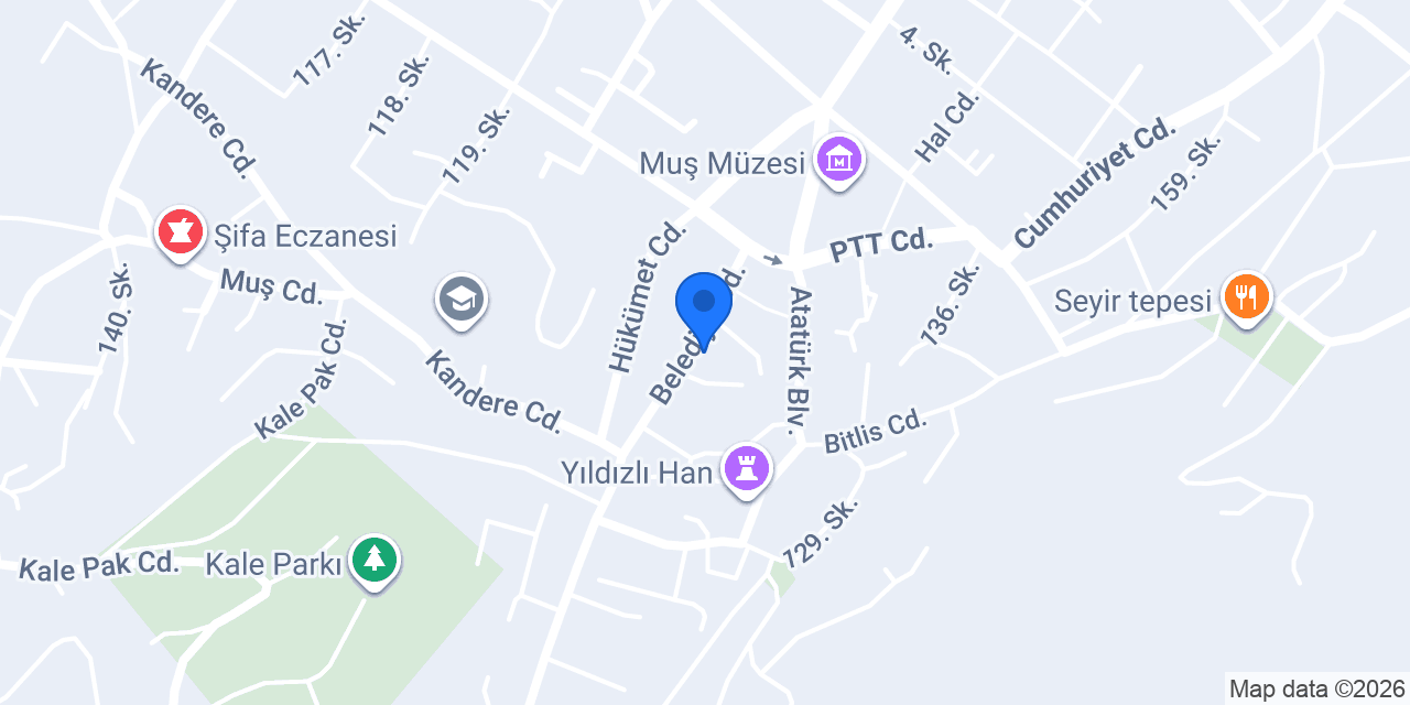 Muş Lale Turizm konumu