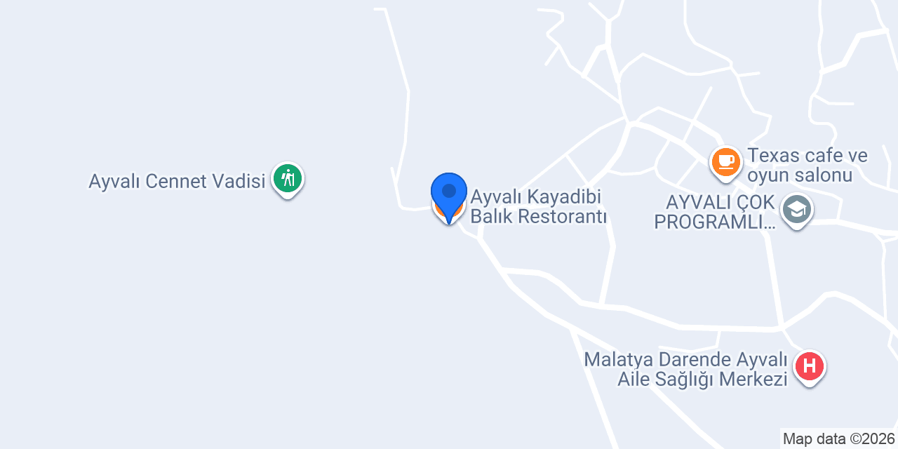 Ayvalı Kayadibi Balık Restorantı konumu