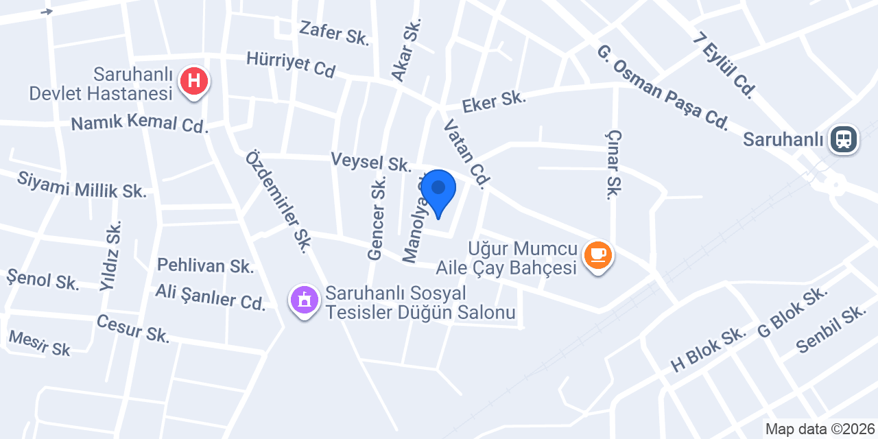 Manisa Yamaç Paraşütü konumu