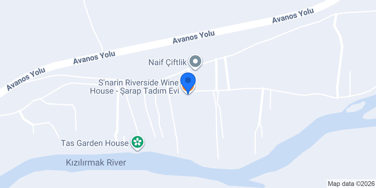 S’narin Riverside Wine House - Şarap Tadım Evi konumu