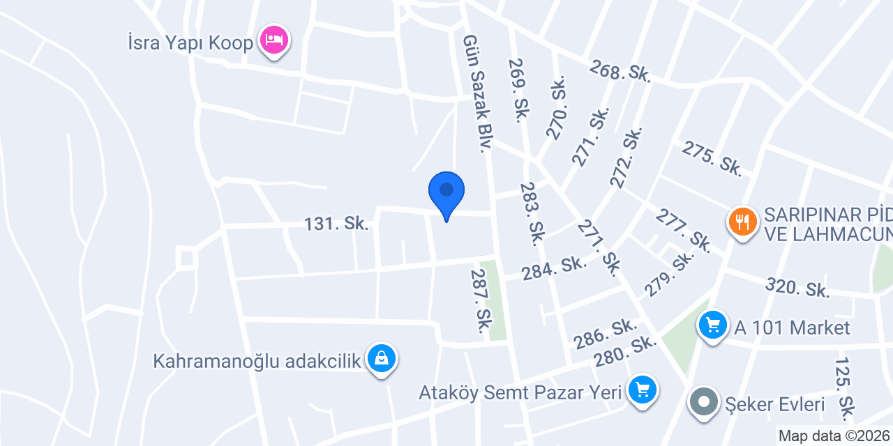 Okşak Elektrik konumu