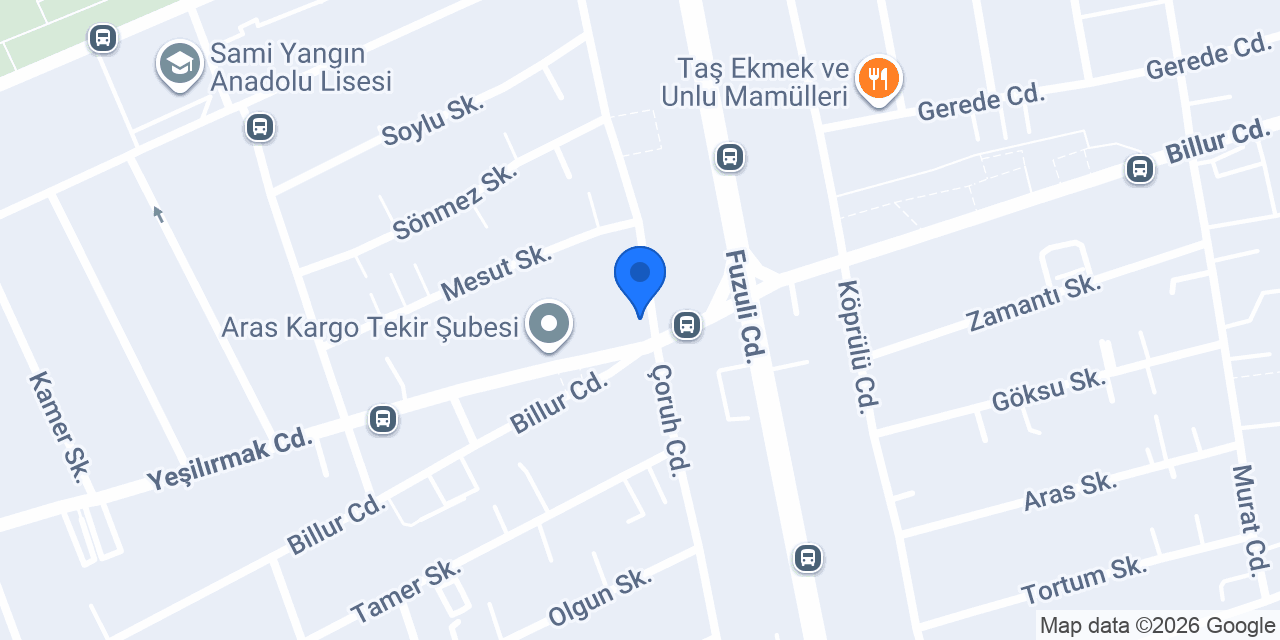 Seher Taksi konumu