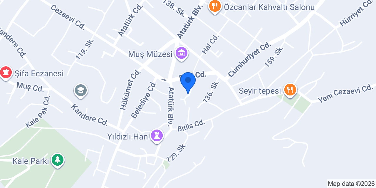 Merkez Tavukçuluk konumu