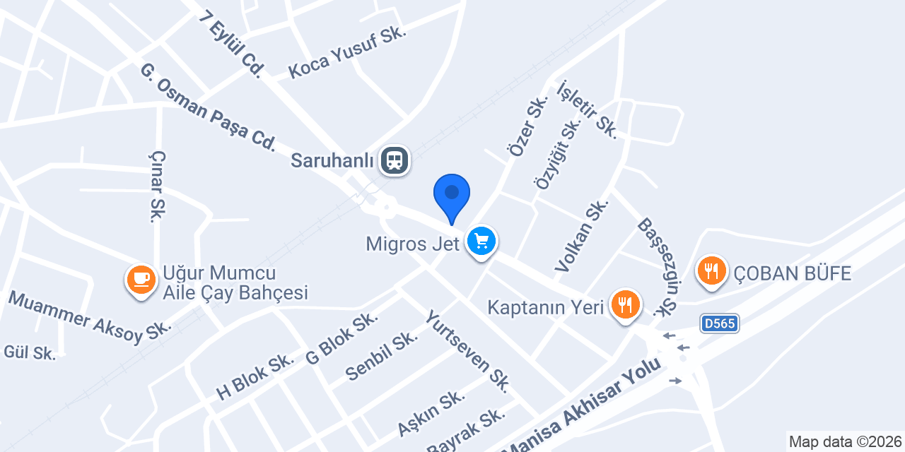 Gözde Sürücü Kursu konumu