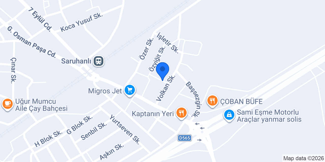 Saruhanlı Esnaf Odası konumu