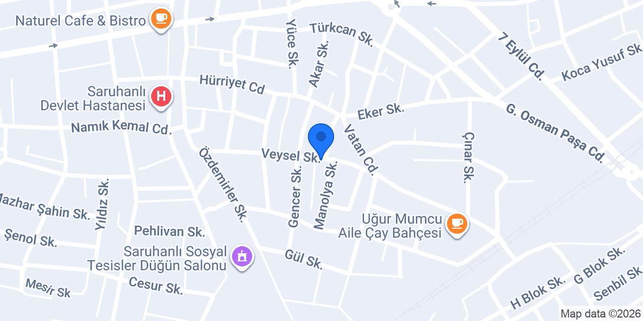 Cadde Rent A Car konumu