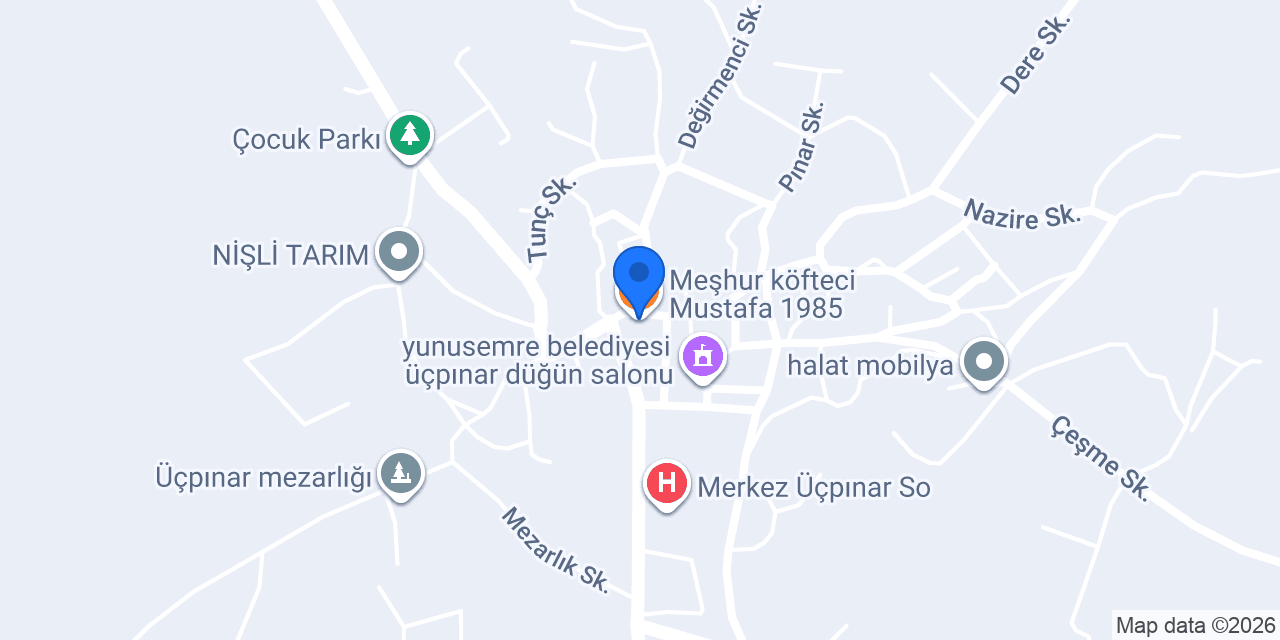 Meşhur köfteci Mustafa 1985 konumu