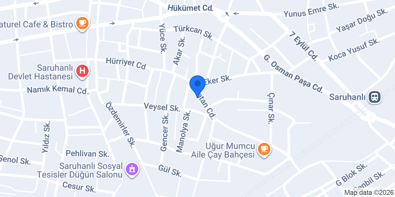Akçe Turizm konumu