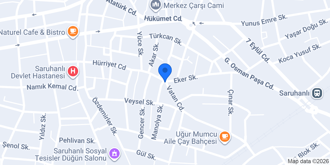 Özgür Ekmek Ve Unlu Mamüller konumu