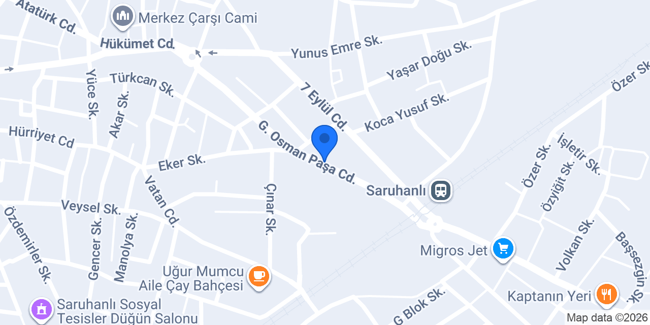 Vega Veteriner Kliniği konumu