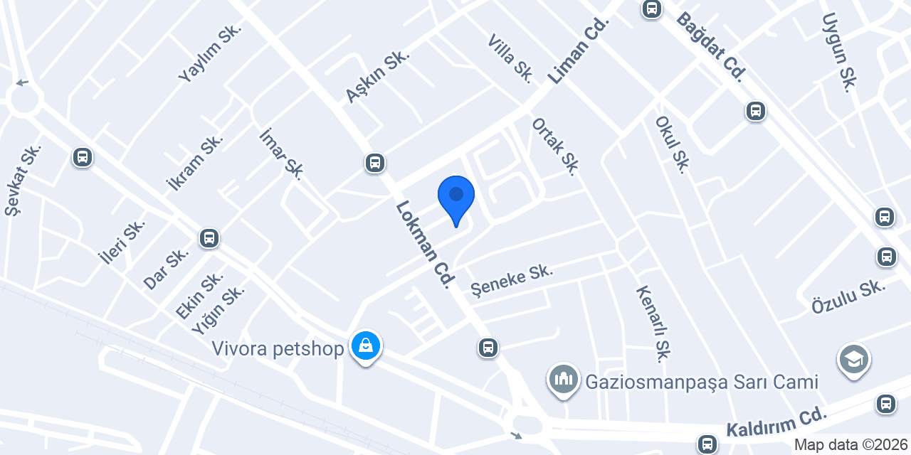 Damla Bayan Kuaförü konumu