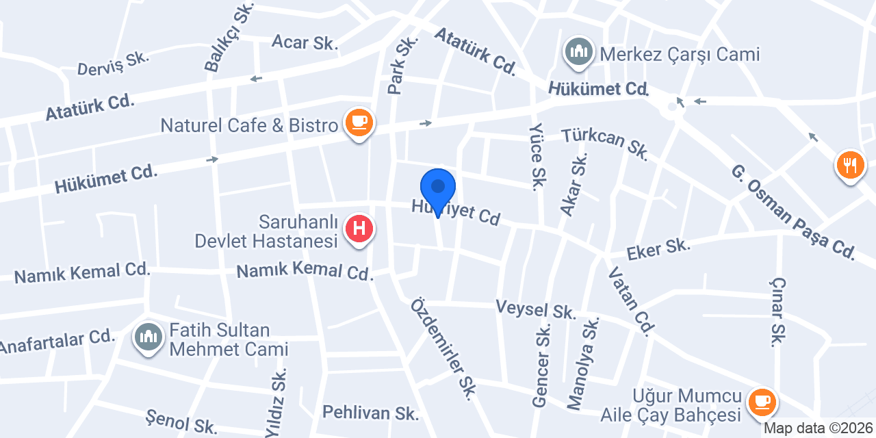 Saruhan Kuru Temizleme konumu