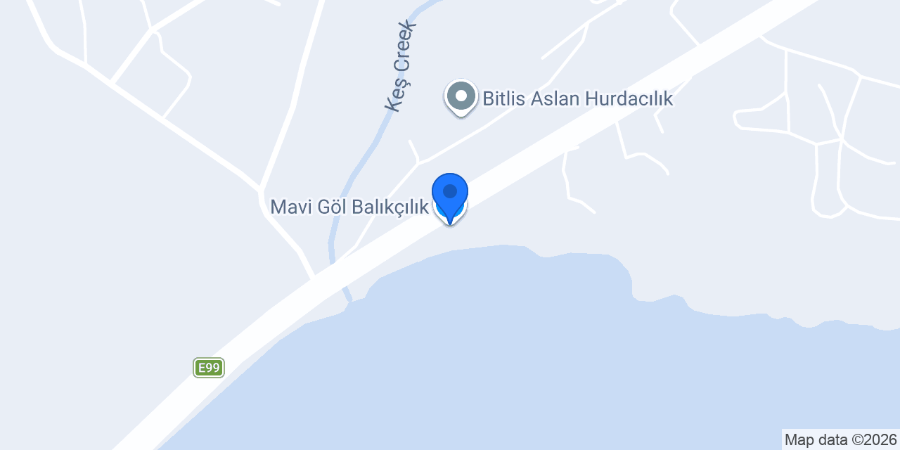Mavi Göl Balıkçılık konumu