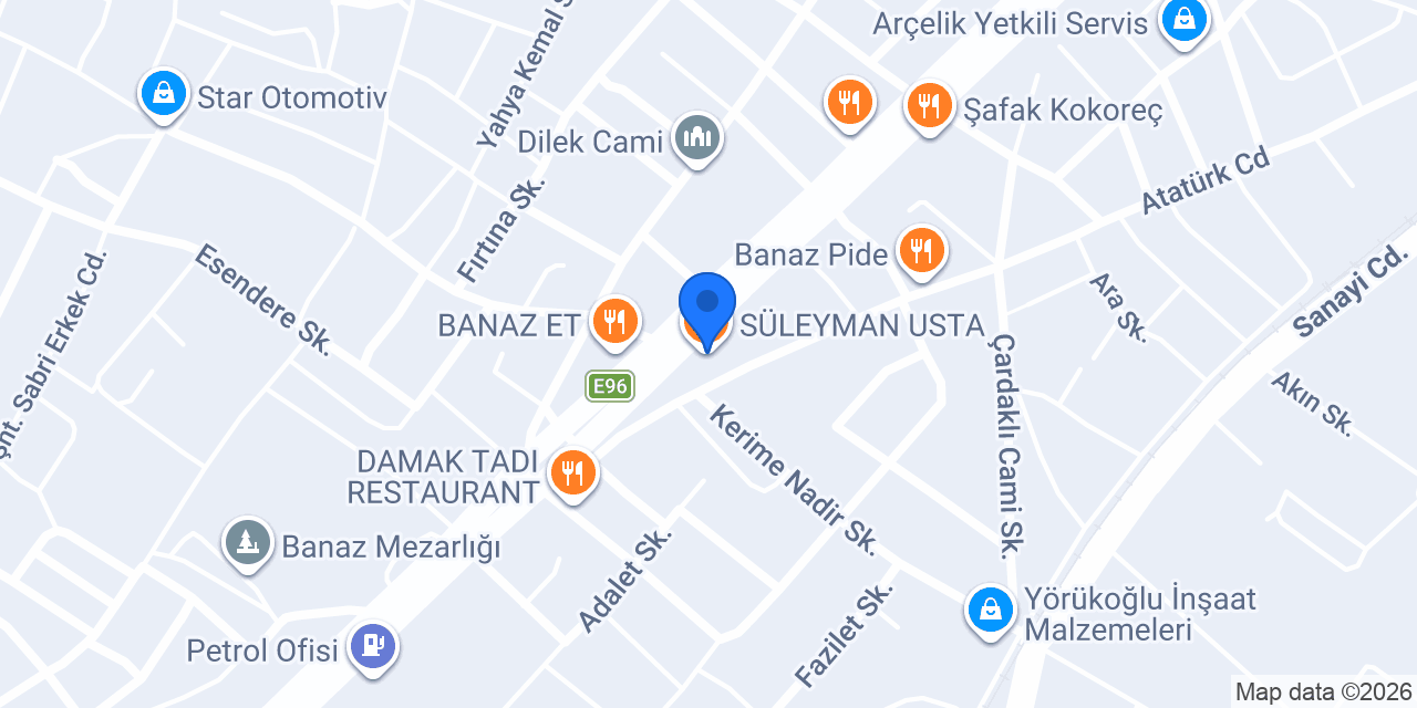SÜLEYMAN USTA konumu