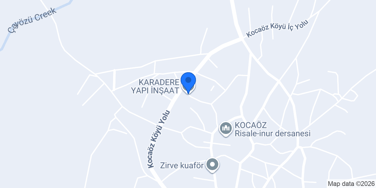 KARADERE YAPI İNŞAAT konumu