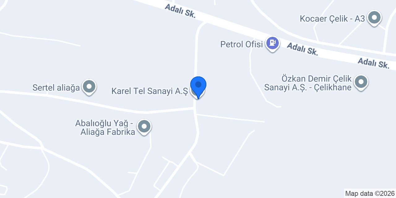Karel Tel Sanayi A.Ş. konumu