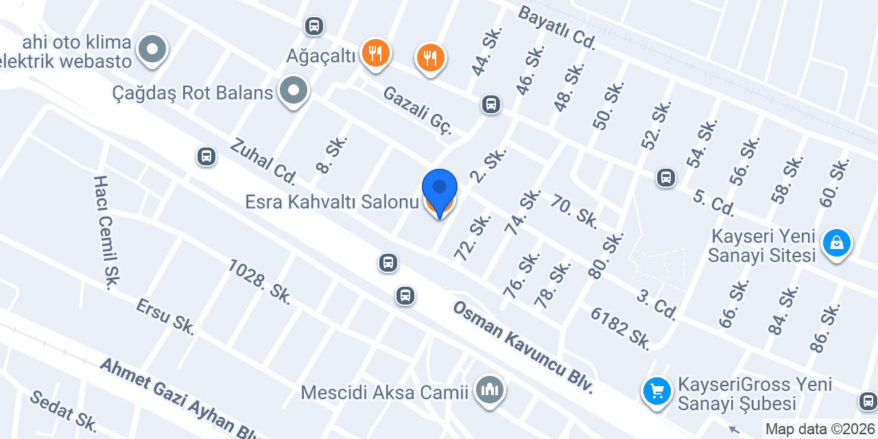 Esra Kahvaltı Salonu konumu