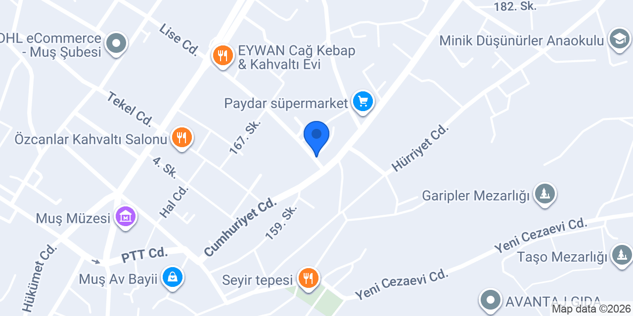 Tandoğan ambalaj konumu