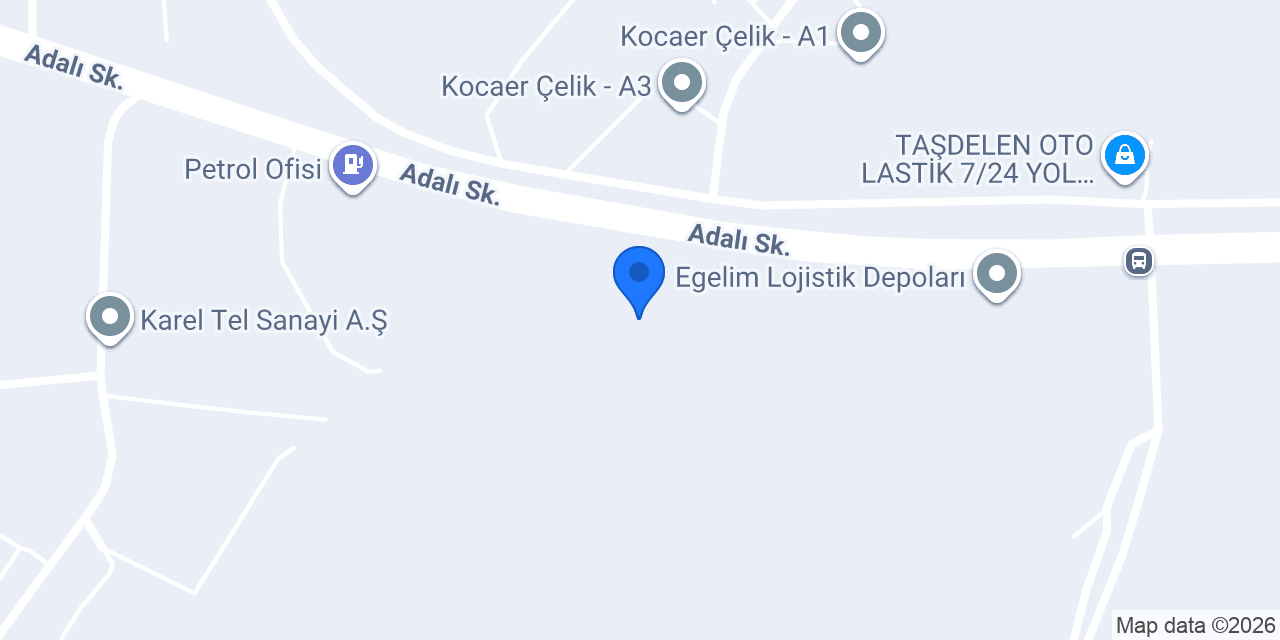 Özkan Demir Çelik Sanayi A.Ș. - Çelikhane konumu