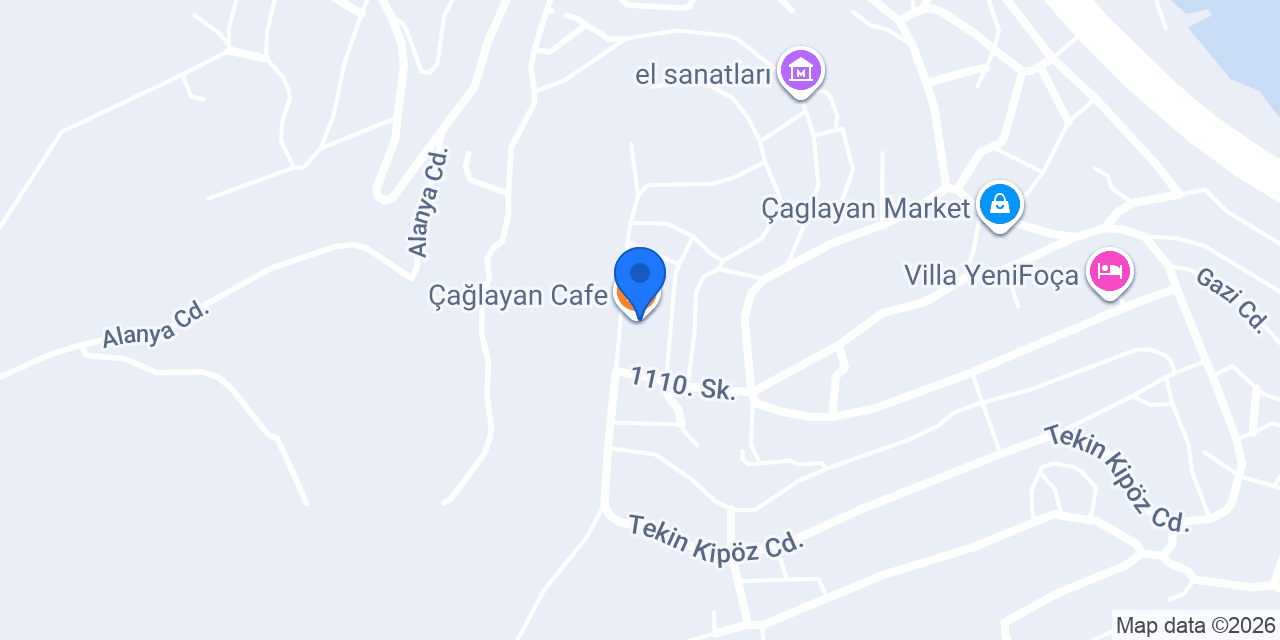 Çağlayan Cafe konumu