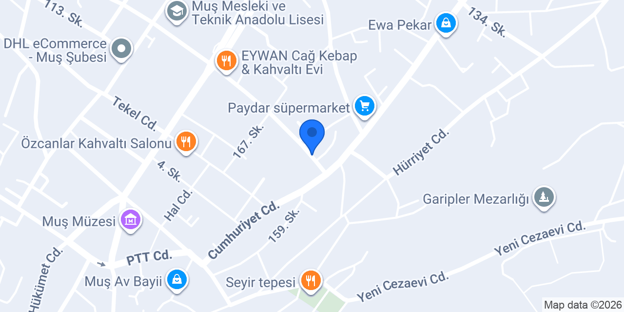 Aksa Hac Malzemeleri konumu