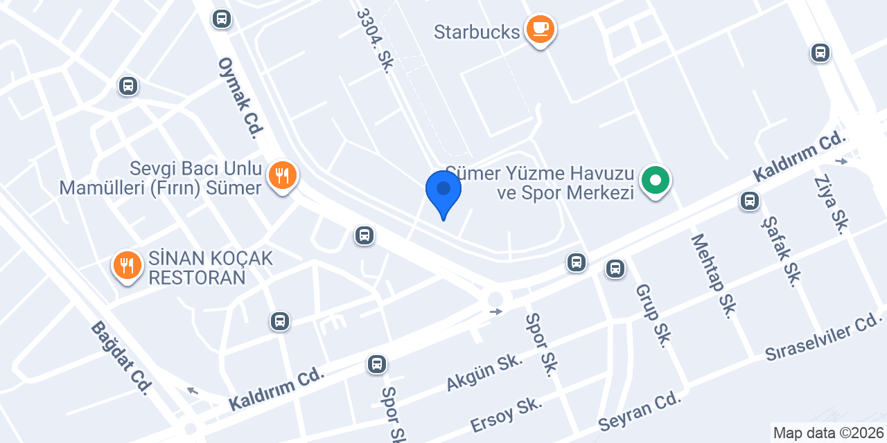 Sezer Hukuk Bürosu konumu