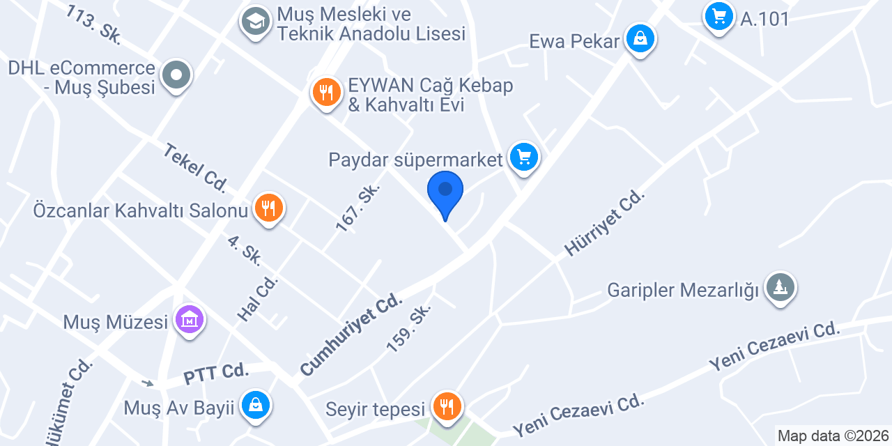 MF Yalıtım konumu