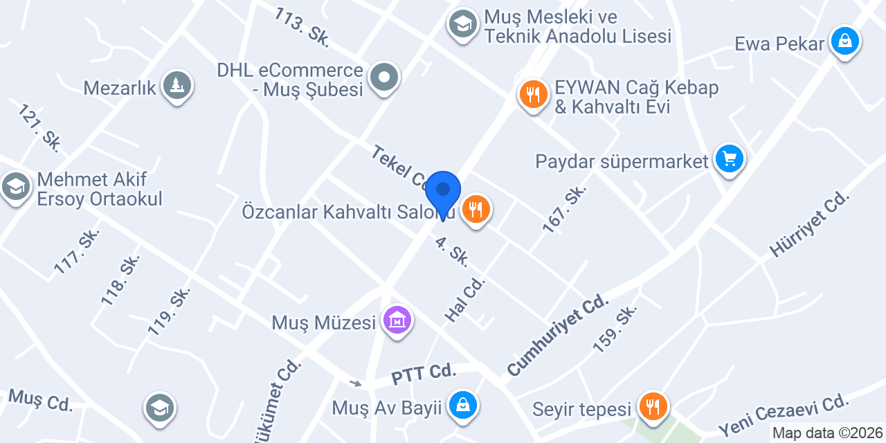 Yücesoy Otel konumu